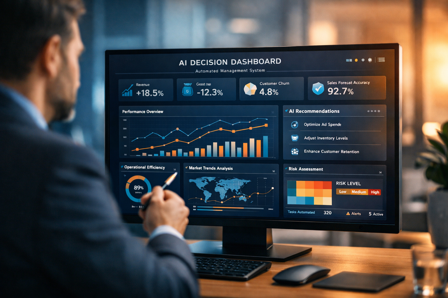ИИ уже «управляет», но точечно: какие контуры можно отдавать алгоритмам
